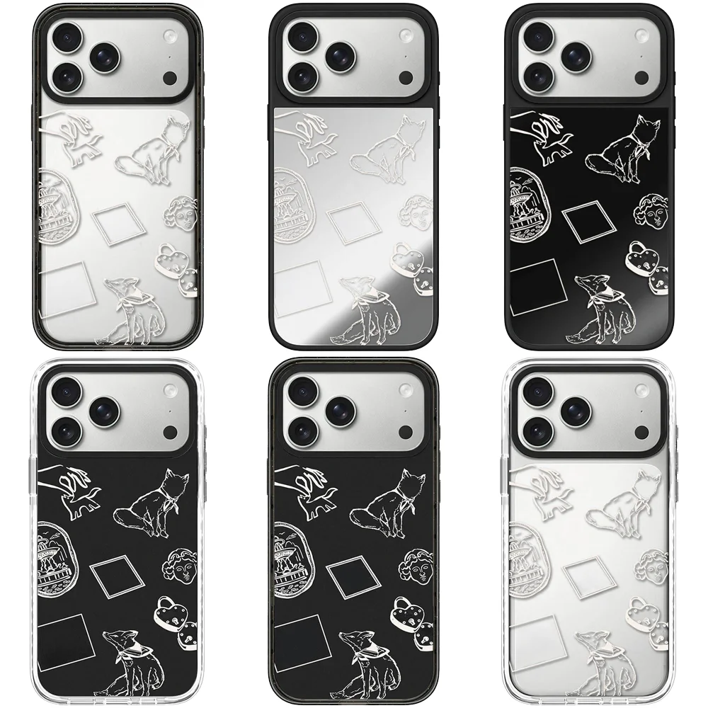 606167 Mirror / Acrylic Magnetic Case: Compatible with IPhone 17 16 15 14 13 12 Pro Max 17 Air