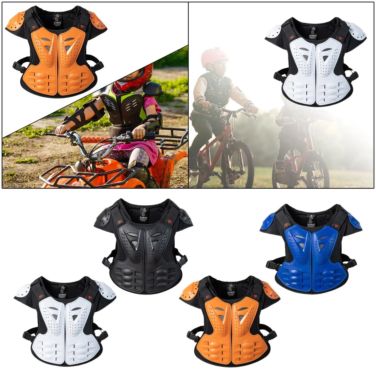 

Motorcycle Vest Body Guard Vest Chest Vest for Skateboarding Skiing