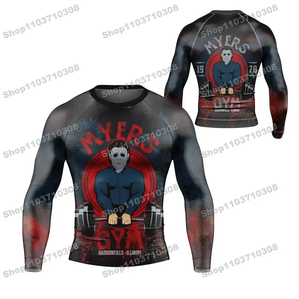 

M67th Различные мифические герои Трикотажные пляжные рубашки с длинными рукавами Купальники Шорты для спортзала для дайвинга MMA BJJ Мужские комплекты для фитнеса для джиу-джитсу