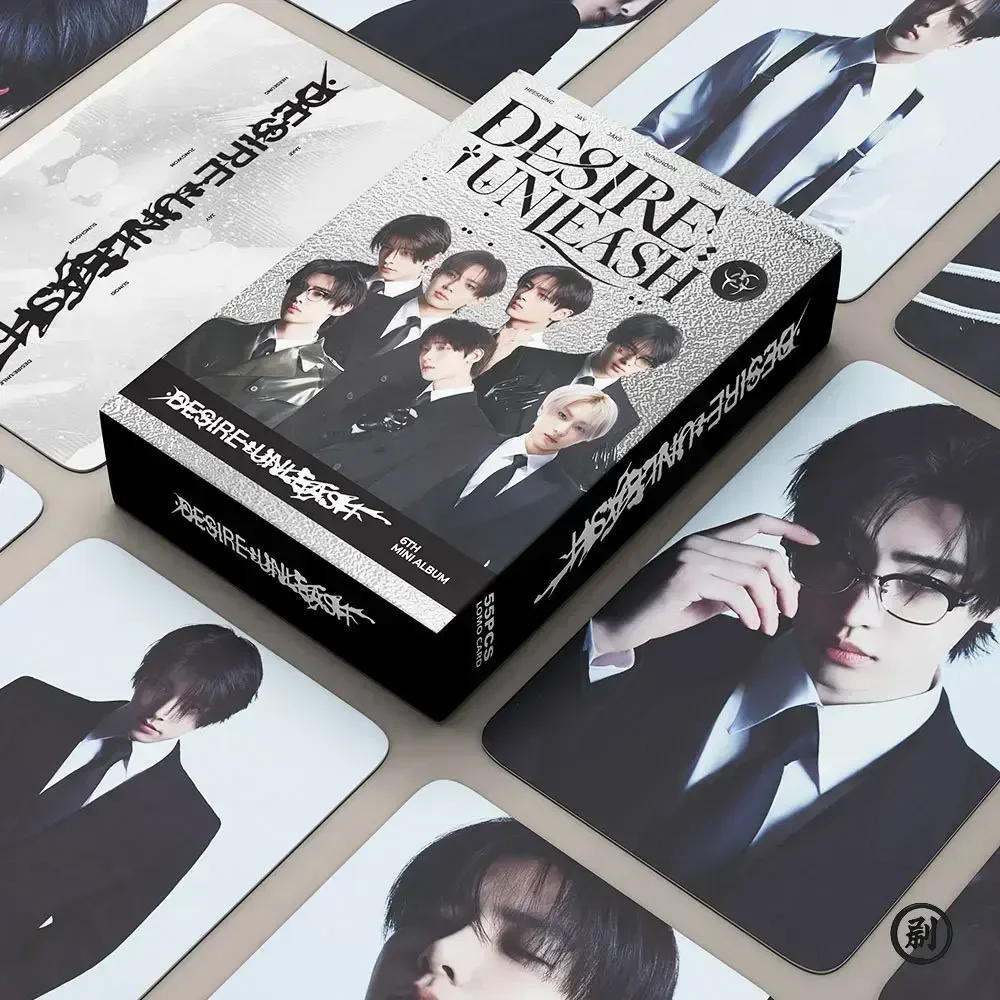 55Pcs KPOP Idol Boy New Album UNTOLD Photocards High Quality Lomo Cards JUNGWON HEESEUNG JAY JAKE SUNGHOON SUNOO NIKI Fans Gifts