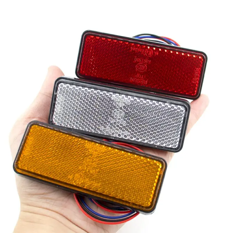 2pcs 24 LED 12V Side Marker Light Rear Tail Clearance Brake Stop Turn Signal External Reflector Lamp Trailer Bus lorry Pickup