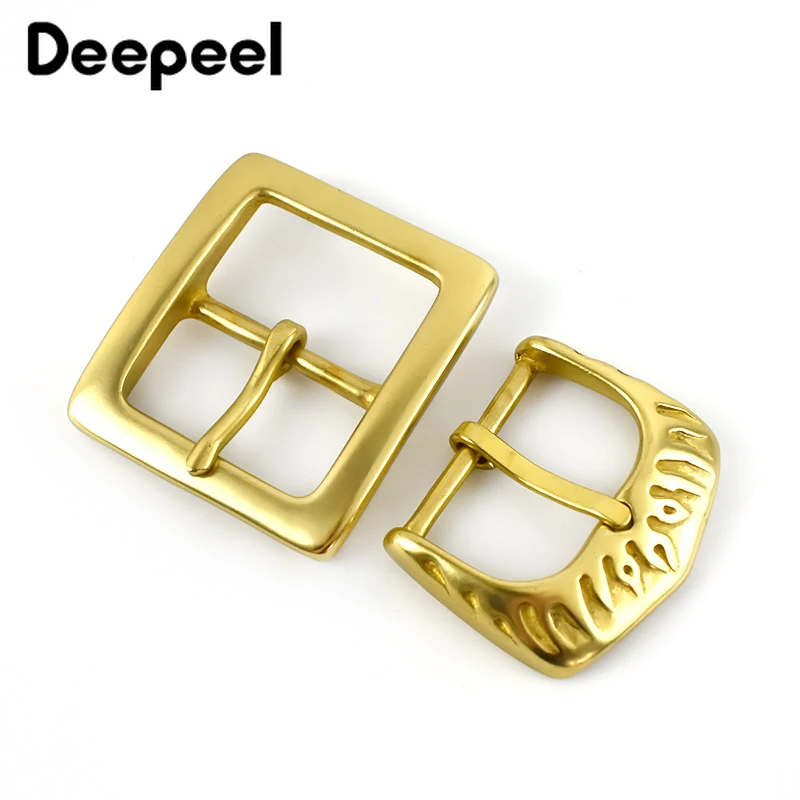1 PC 45/50 มม.โลหะทองเหลืองเข็มขัดทองแดง PIN Clasp เอวหัวเข็มขัดสําหรับกางเกงยีนส์กางเกงเข็มขัด DIY เสื้อผ้าอุปกรณ์เสริม