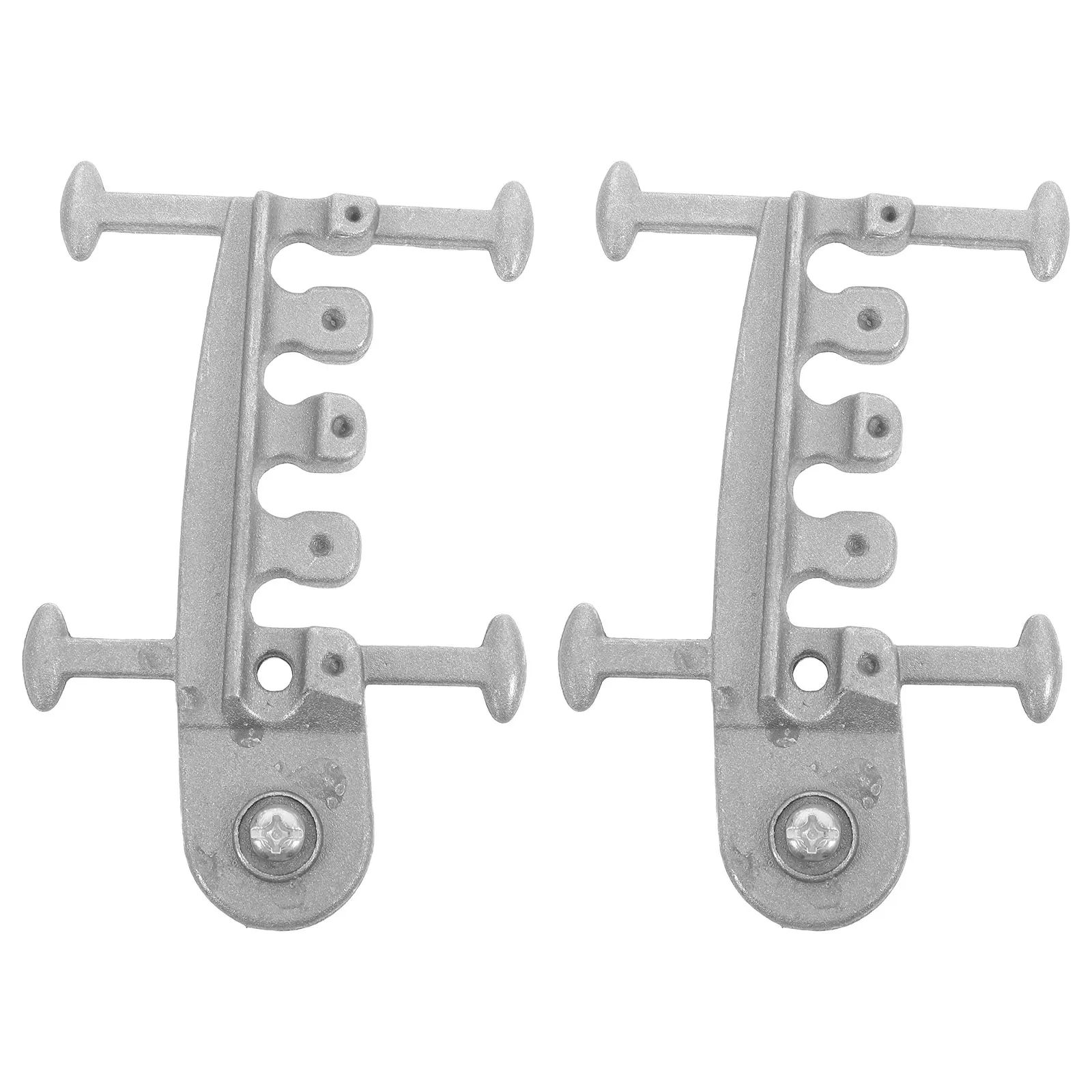 

2Pcs Pulley Clamp Aluminum Alloy Vent Metal Four claw System Greenhouse Vents Membrane Protection Smooth Rotation Secure