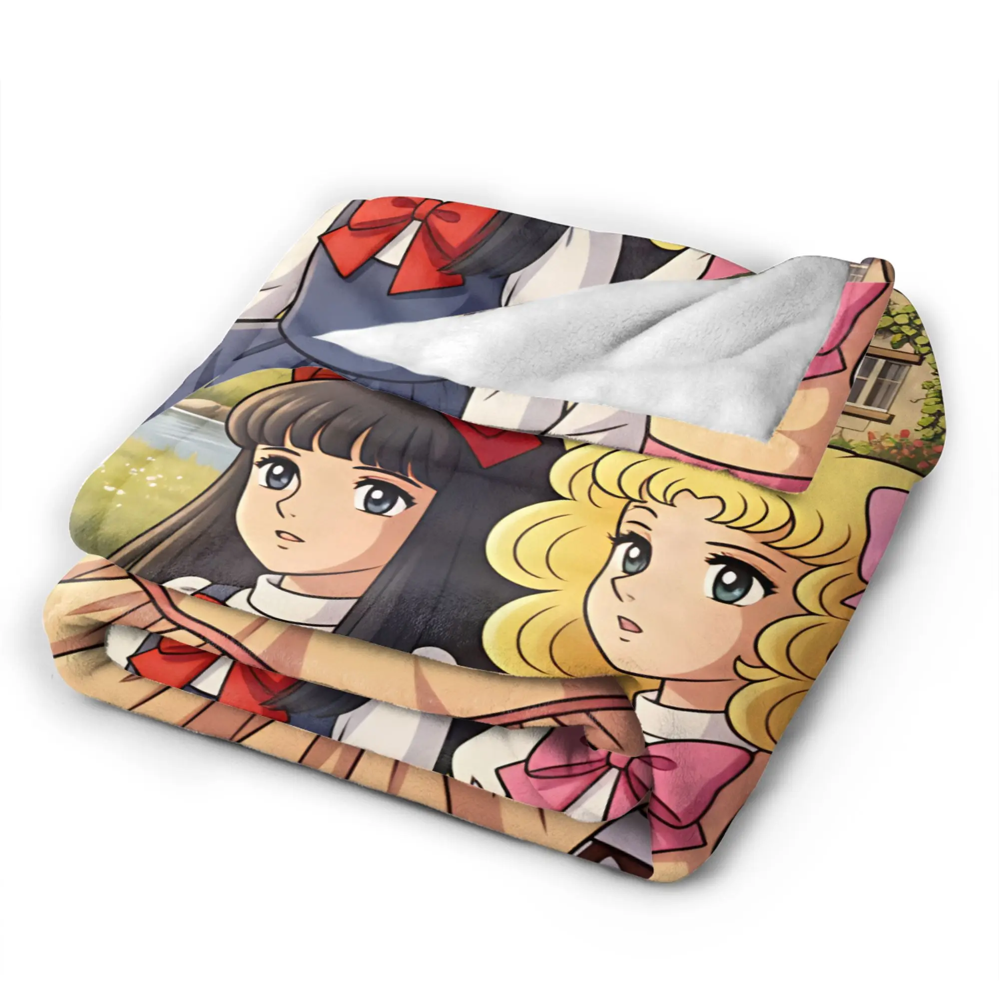 Anime Manga Candy Candy  Blanket Warm Soft  Throw Blanket Winter Boy Girl Couch Bed Travel Office Bedspread