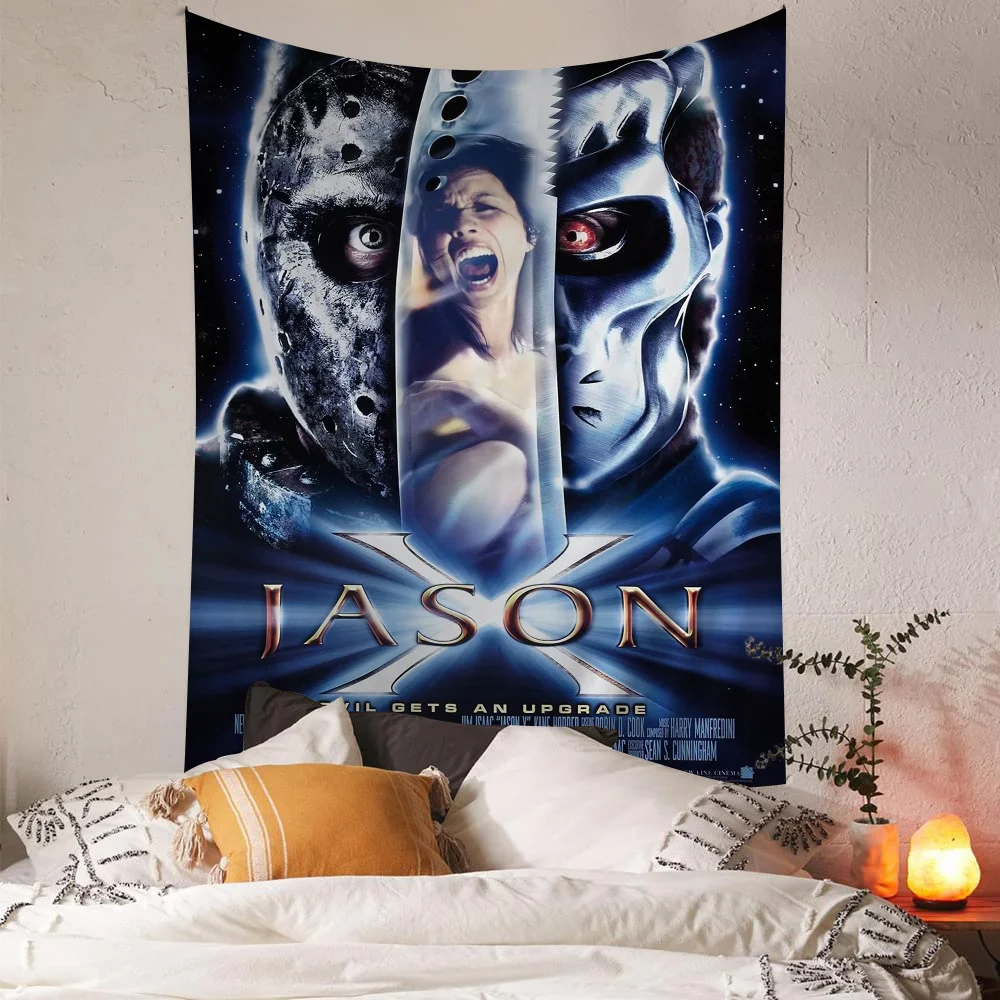 Orror Movie Friday The 13th DIY Sticky Poster Whitepaper Prints Posters Artwork Nordic Home Decor