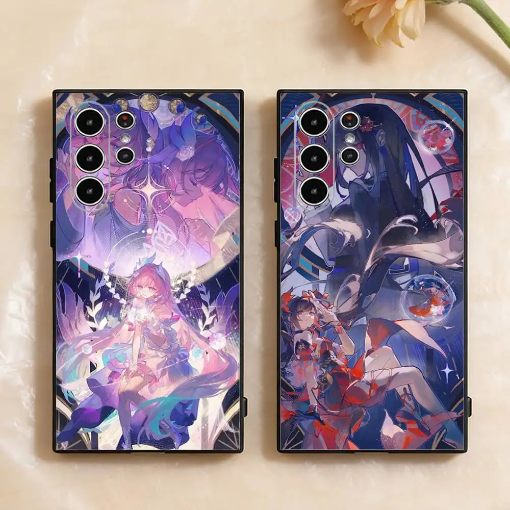 Tarot Honkai Star Rail Phone Case for Samsung Galaxy S30 26 25 Ultra Plus S24 23 22 FE Lite S21 20 TPU Cover
