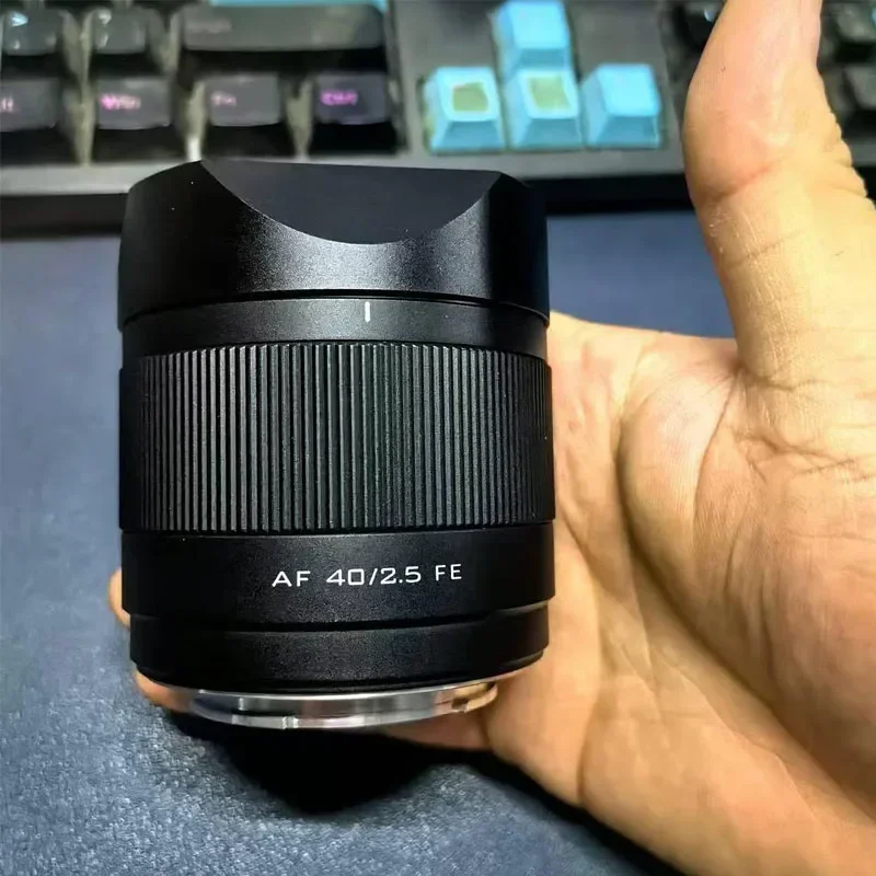 Viltrox用の正方形の金属レンズフード,金属,40mm,f2.5,56mm,f1.7,20mm,f2.8