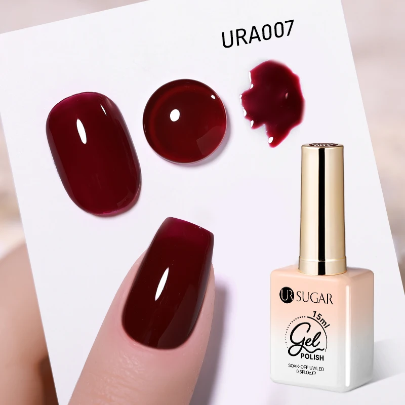 UR SUGAR 15 ml Champagner Gold Splitter Reflektierende Glitter Gel Nagellack Lack Semi Permanent Soak Off UV Gel Für Maniküre kunst