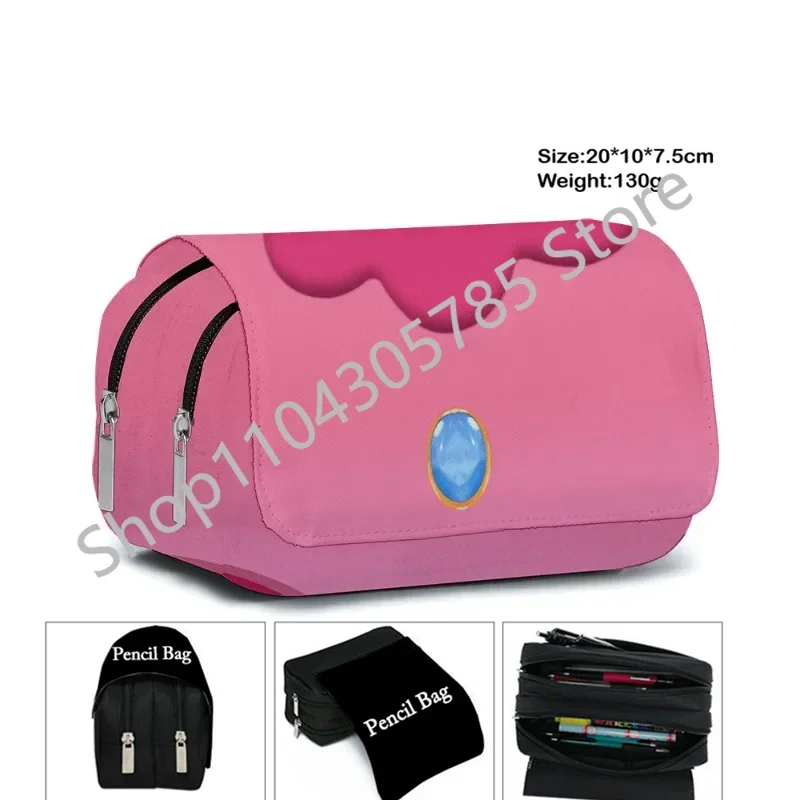 Anime Large Capacity Pencil Case Stationery School Supplies Pencil Cases Office Desk Storage Bag Students Gift Pen Case view 5