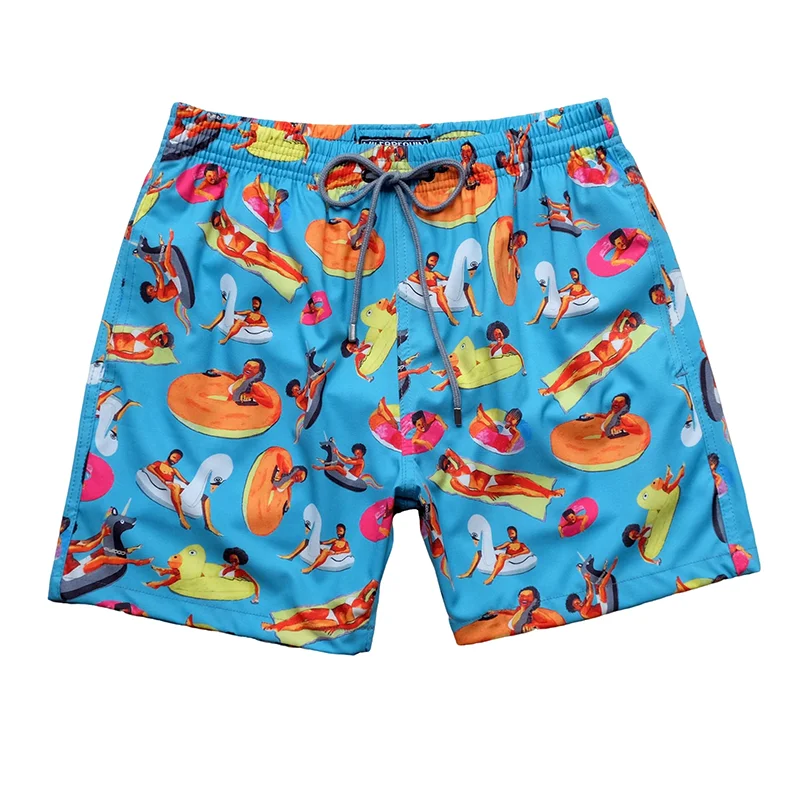 Pantalones de playa para hombre, pantalón de baño con estampado de tortuga 3D, secado rápido, vacaciones en la playa, ocio, alta calidad