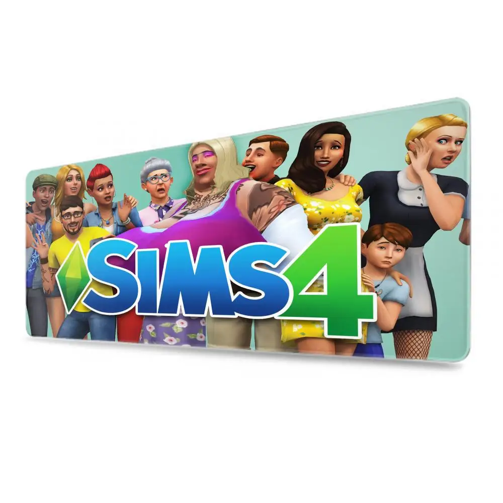 Imagem -03 - The Sims Mousepad Completo Gamer Desk Gaming Mouse Mats Anime Mouse Pad Xxl Gamers Acessórios Tapete Varmilo Completa