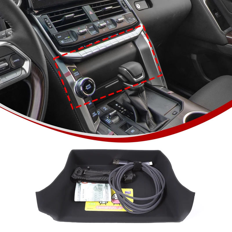 For 2022+ Toyota Land Cruiser LC300 door handle storage box pad, central water coaster, gear protection pad, auto accessories