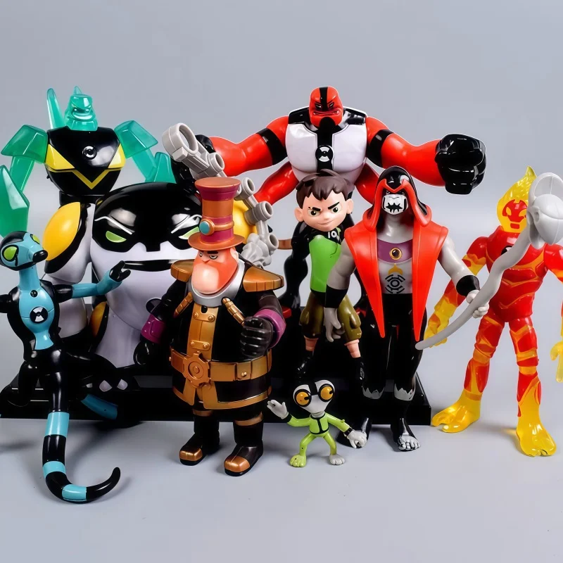 Ben 10 colección de figuras de acción-Wildmutt Grey Matter Xlr8 Humongousaur Rath modelo juguete adornos para regalo de niños