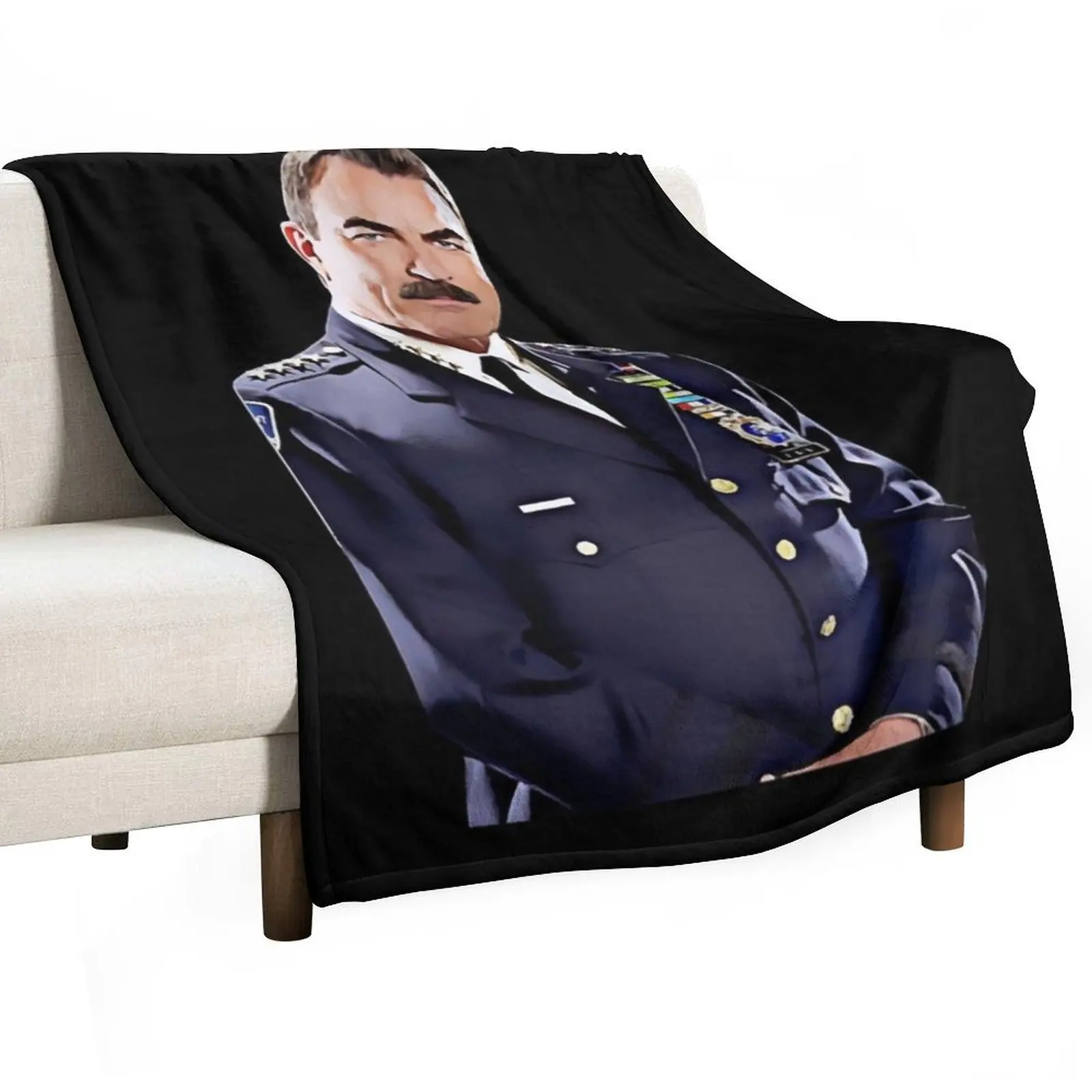 Frank Reagan art tv police series show Throw Blanket Shaggy for winter Flannel Blankets