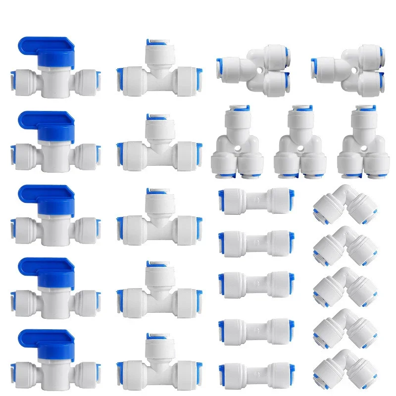 9/18/24/25/29pcs Water purification fittings assembly Coffee machine ice machine universal water accessories Pipes & Fittings
