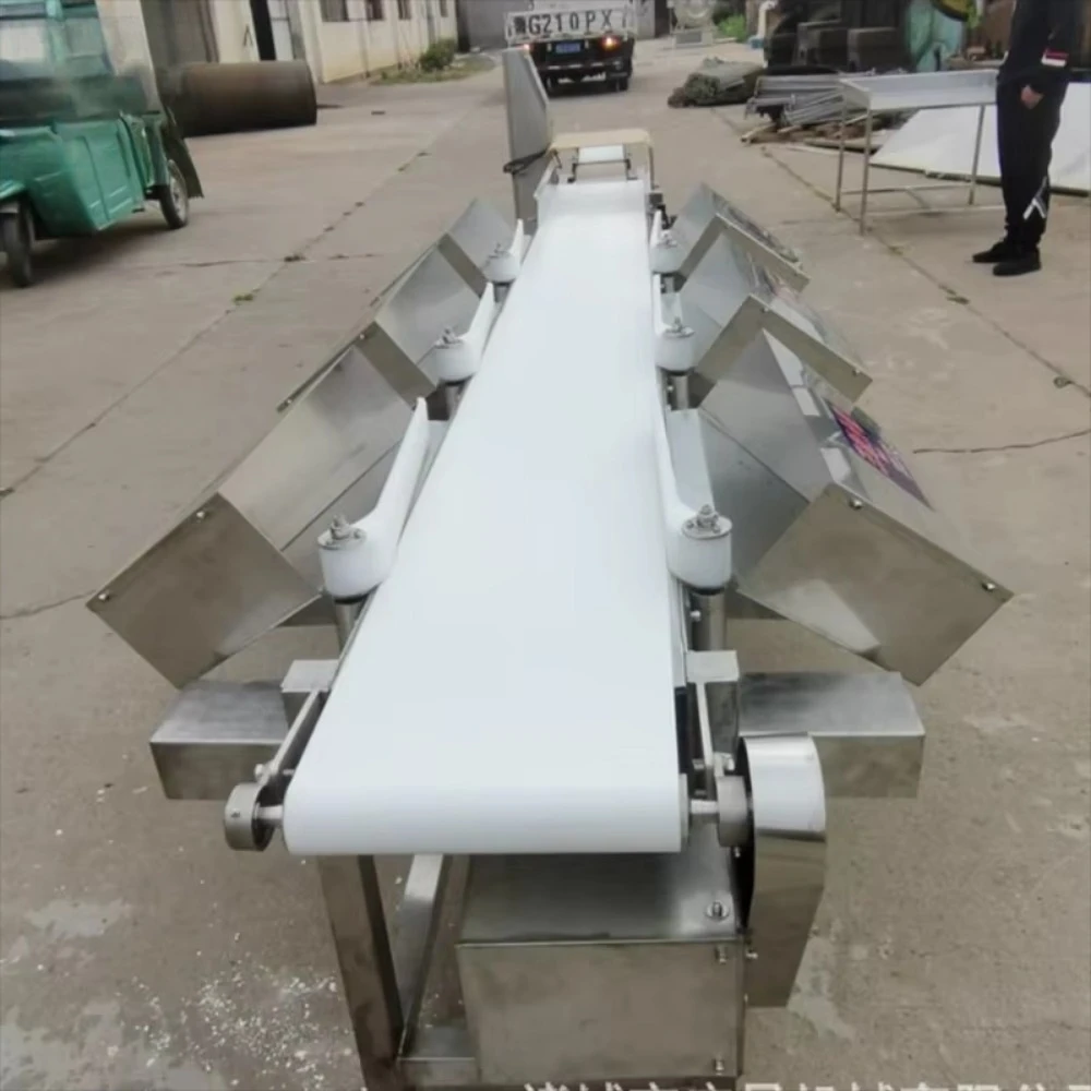 Fish Grader Sorting Machine Weight Checker Conveyor Weight Checker for Chicken