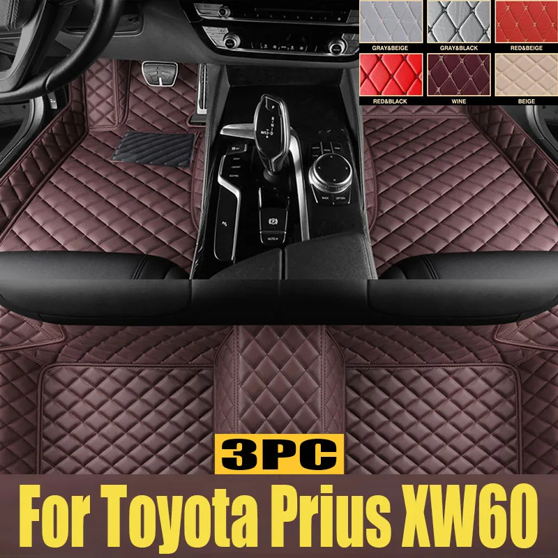 3D TPE RHD New Floor Mat For Toyota Prius XW60 2023 2024 Car Floor Liner Tray Foot Pad Carpet Mat Anti-Slip Auto trunk mat