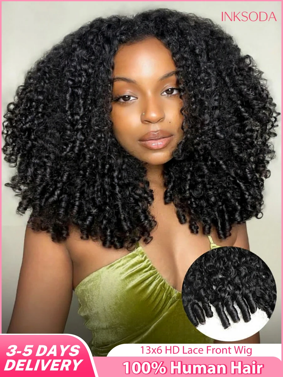 

36-дюймовый бирманский вьющийся парик из человеческих волос HD 13x4 HD Парик фронтальной части шнурка для женщин Предварительно выщипанный швейцарский 13x6 Кружевной фронт Бразильский вьющийся парик