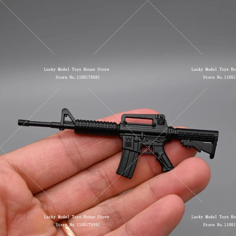 Fusil de Sniper statique de soldat militaire, fusil M4A1 AK47 Desert M4 AK47, modèle de jouets, accessoire pour décoration de figurine d'action de 6 pouces, 1/12