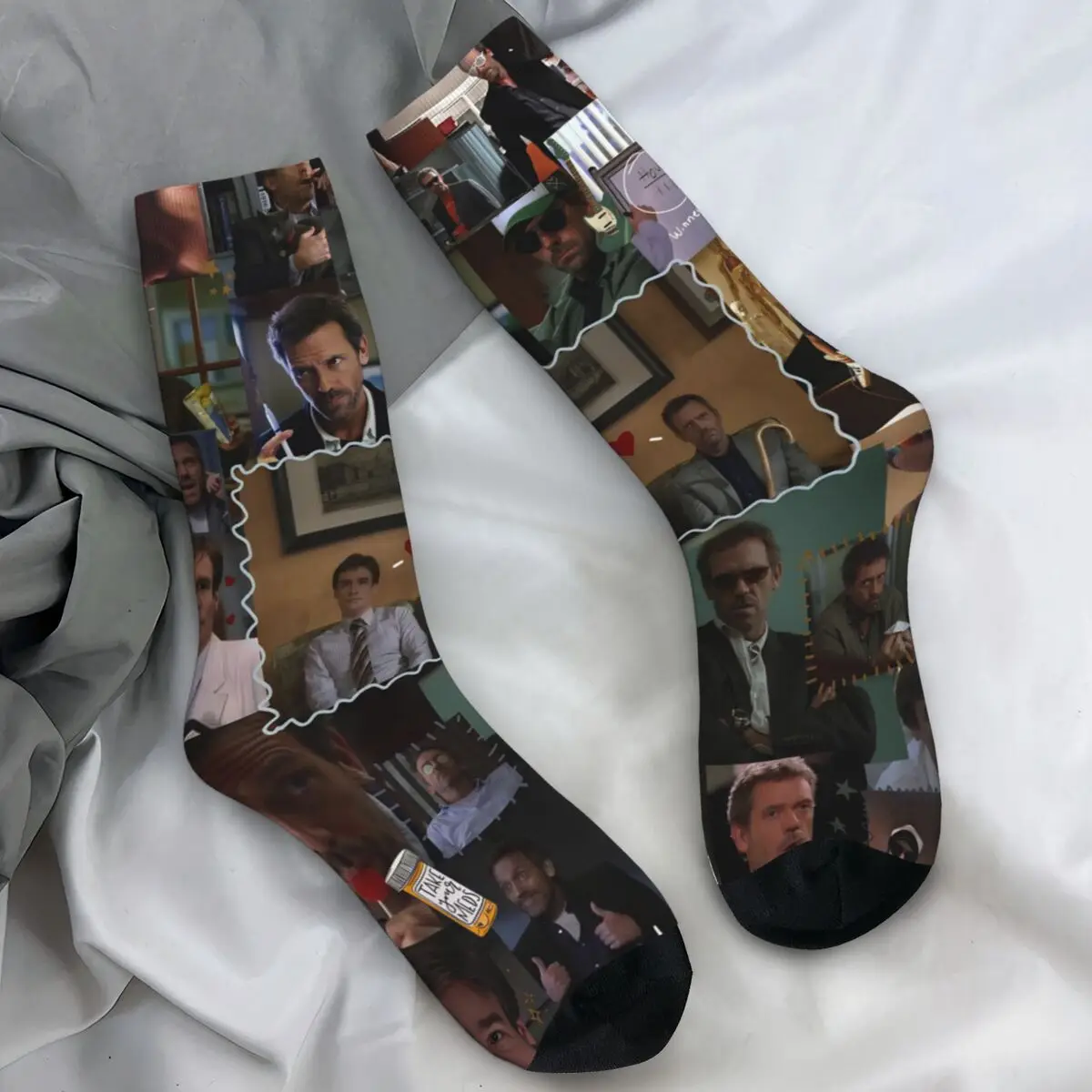 

Dr. Gregory House Stockings Unisex House MD American Television Socks Korean Socks Autumn Outdoor Non Skid Graphic Socks Gift