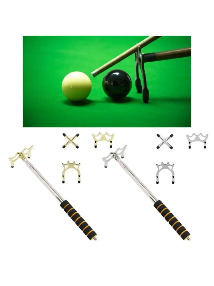 

Бильярдный кий из нержавеющей стали, инструмент для моста, выдвижная палка для моста у бассейна, съемная