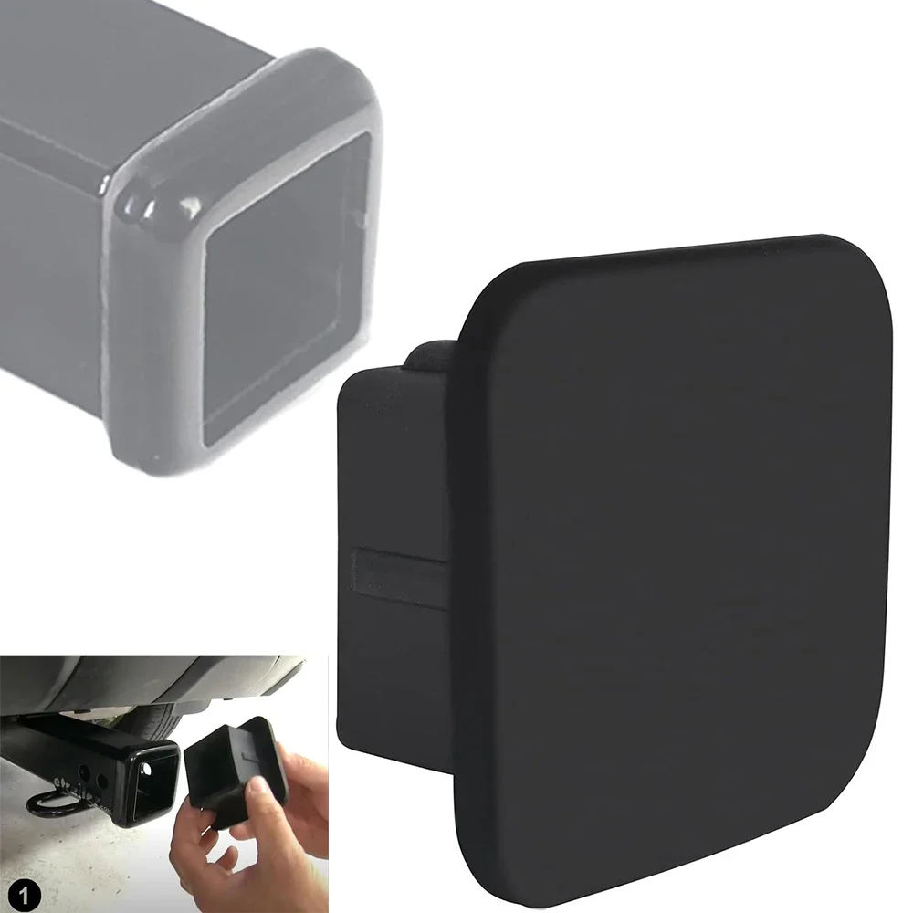 2 Inch Universal Tow Hitch Covers Trailer Hitch Cover Tube Plug Insert Car Exterior Accessories Receiver Tube Hitch Plug