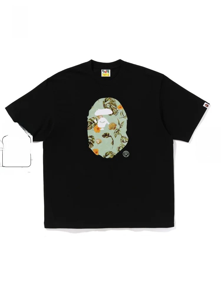 

Men's Tropical Vaion Pattern Camouflage ort Sve T-irt Stand Fit Youthful Summer Cotton 00% Daily Wear