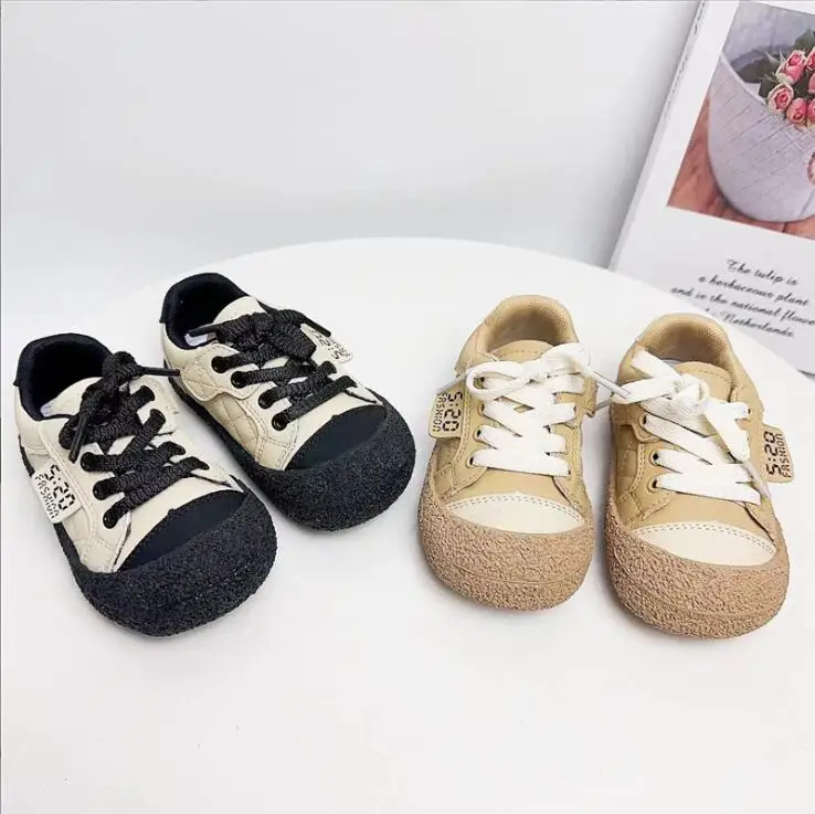 

Spring Autumn New Baby Walking Shoes For Boys Girls Low-top Casual Shoes 0-3 Years Old Soft Bottom Versatile Board Shoes 22-30