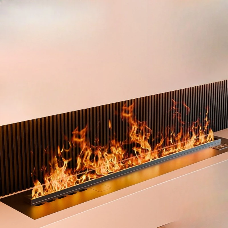 

Atomized electronic fireplace, simulated flame humidifier, embedded home indoor living room TV cabinet decoration