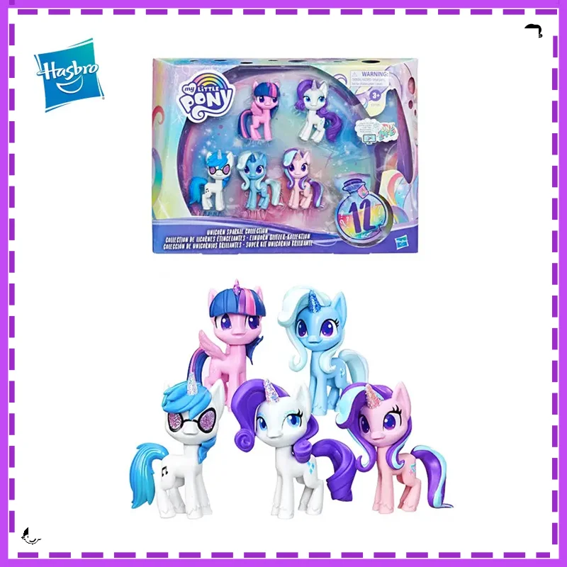 

Hasbro My Little Pony Twilight Sparkle Unicorn Sparkle Collection Anime Action Figures Collectible Ornament Model Kids Toys Gift