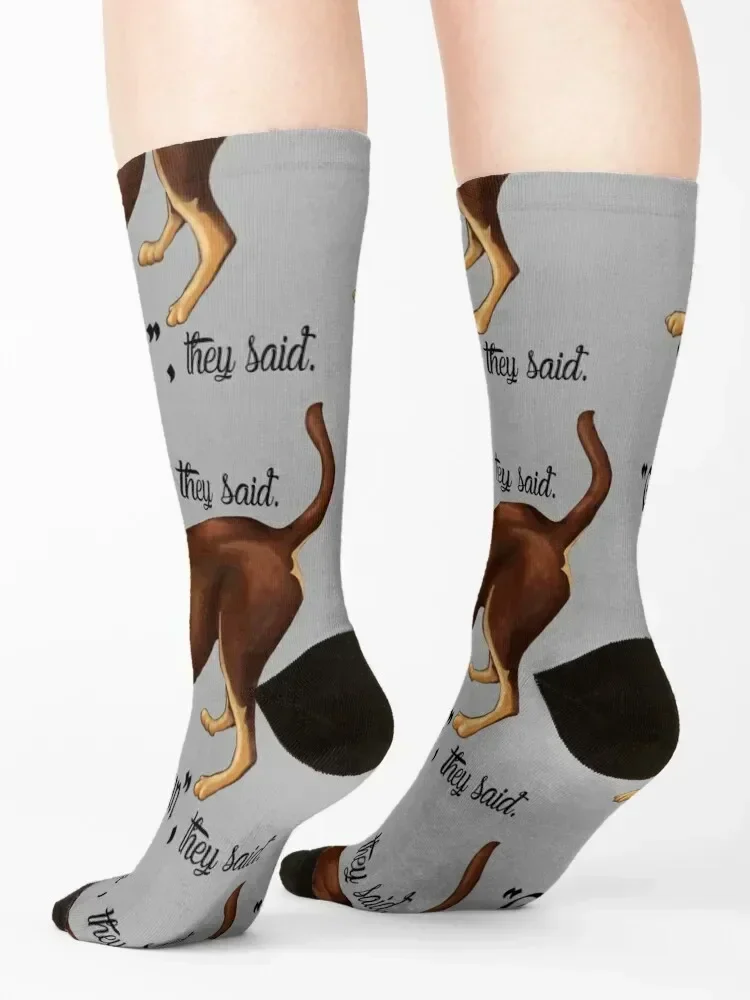 Get a Kelpie - it will be fun! Socks warm winter cycling anime Socks Male Women's