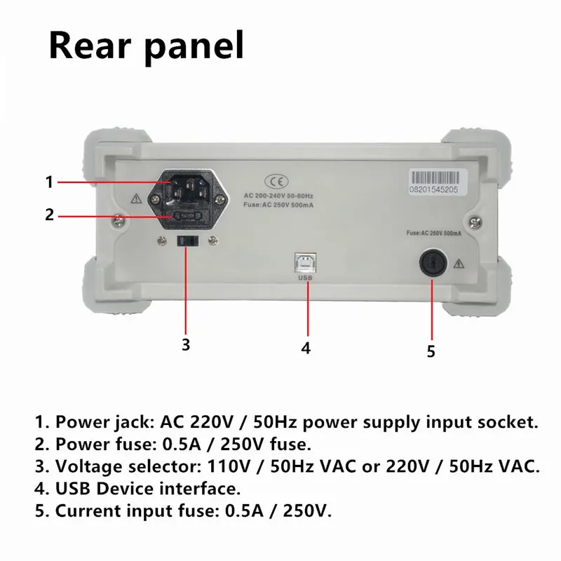 ET3240 41⁄2 multimètre numérique de table DCV précision de base 0.05% 22000 comptes double multimètre numérique True-RMS de table