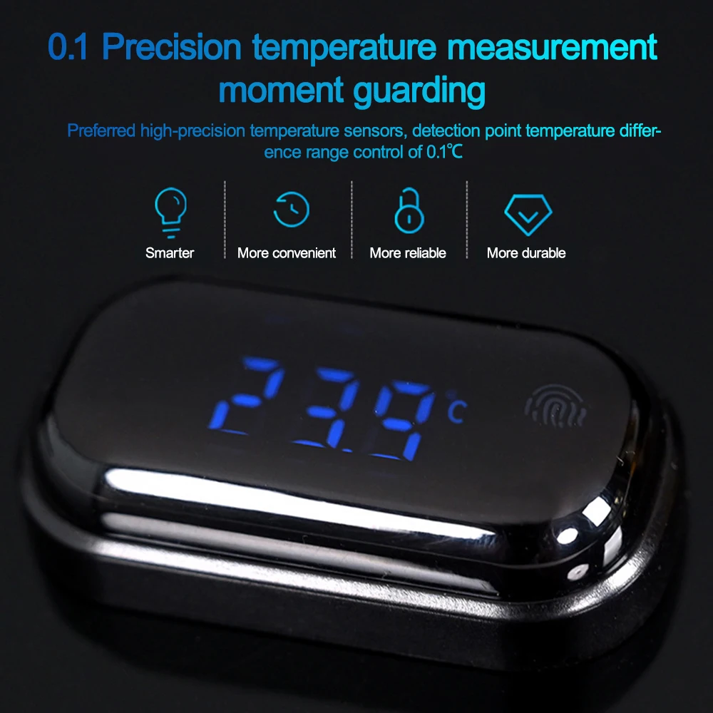 0℃-99.9℃ Digital Aquarium Fish Tank Thermometer With Touch Screen Temperature Sensor Meter Tester Thermometer Measurement