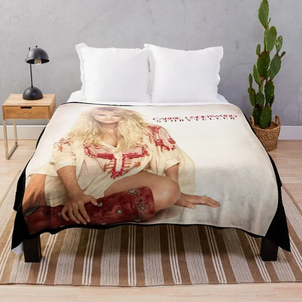 

Carrie Underwood storyteller Throw Blanket Summer Beddings for babies Plaid on the sofa For Sofa Thin Blankets