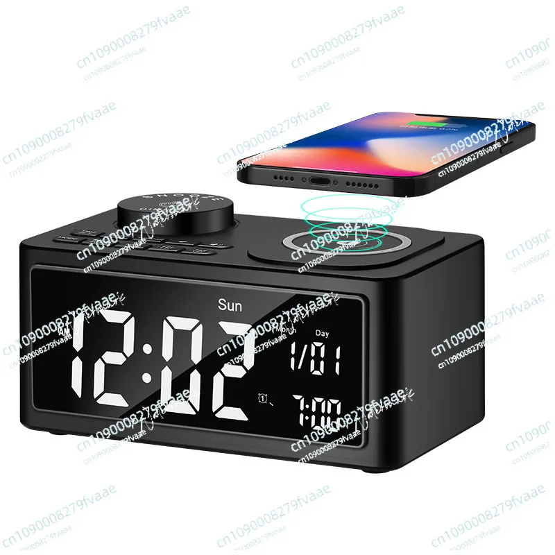 

C1pro creative multi-function music alarm clock LED children's bedside silent luminous light