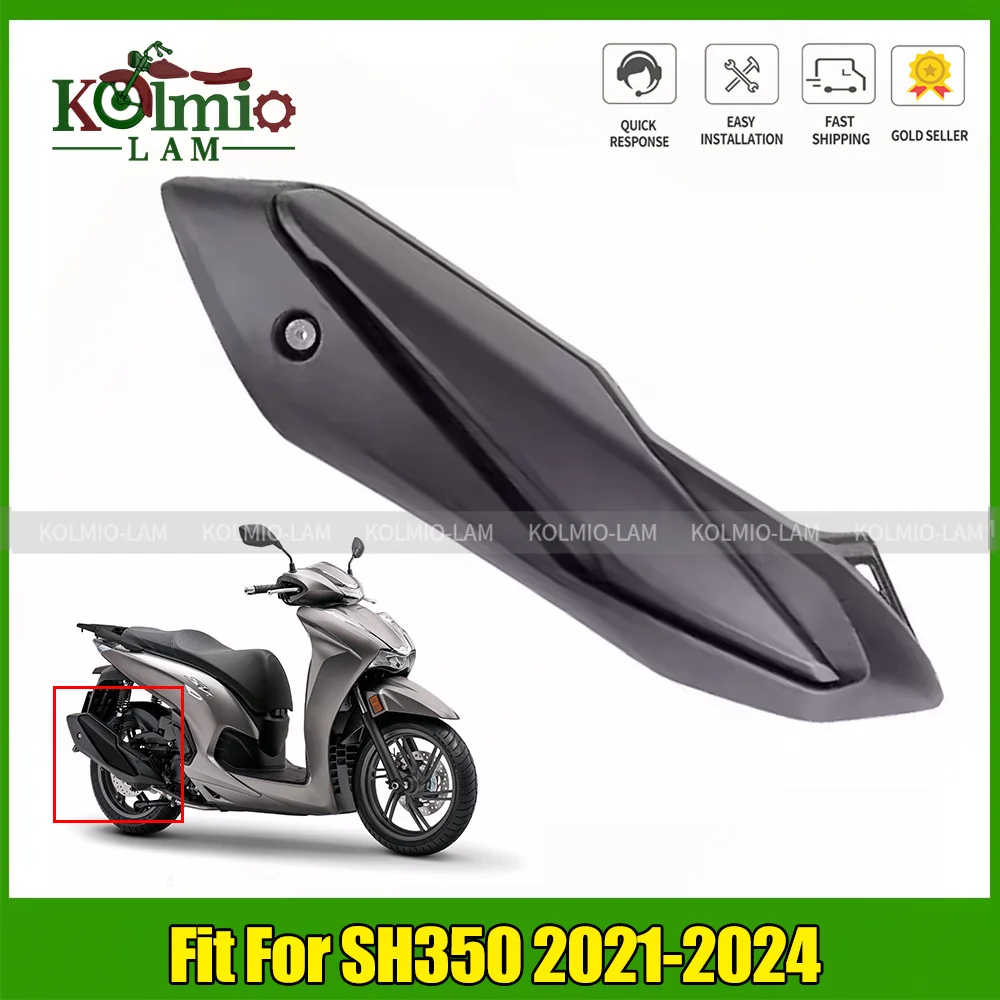 

Fit for 2021 - 2024 Honda SH350 SH 350 Motorcycle Exhaust Pipe Cover Cowl Protector 2022 2023 2024
