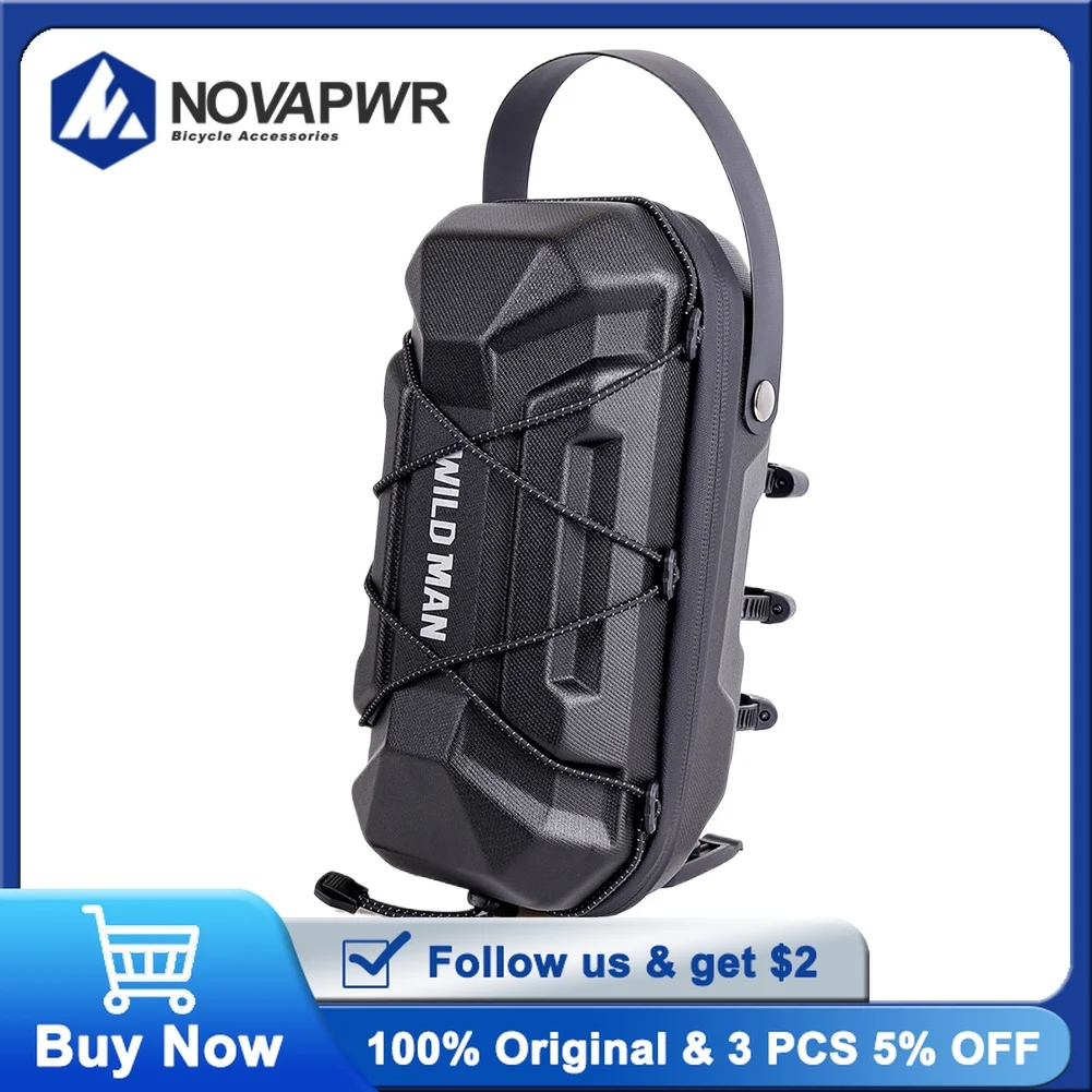 

3L Scooter Storage Bag Waterproof Scooter Front Hanging Bag Reflective Kick Scooters Frame Bag for Electric Scooter Motorcycle