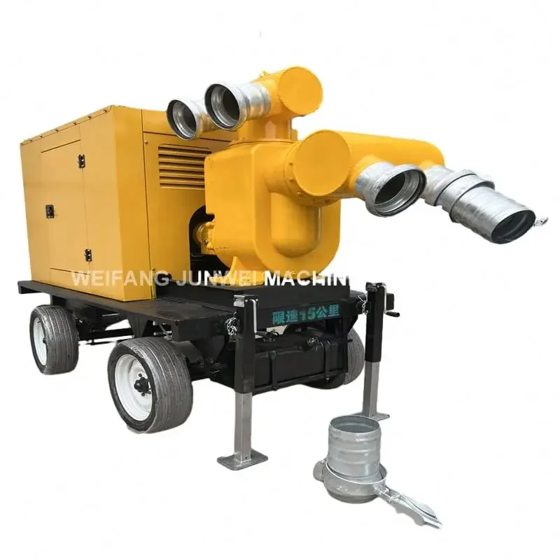 

Factory price mixed-flow pump water pump set mobile tralier with large outflow for agriculture irrigation and drainage