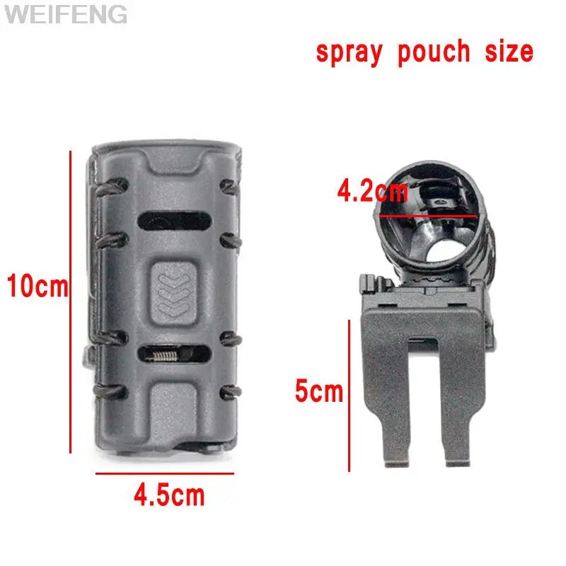 التكتيكية الفلفل رذاذ الحقيبة الحافظة 360 تدوير مول حزام كليب واجب الشرطة الصولجان رذاذ حامل أداة الدفاع عن النفس حامل