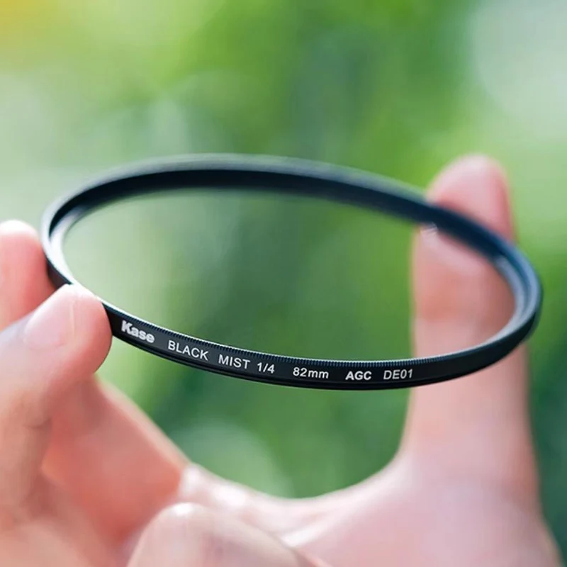 Kase AGC HD Optics Glass Black Mist Filter - التقاط صور جميلة / فتح إلهام إبداعي جديد 1/2 1/4 1/8