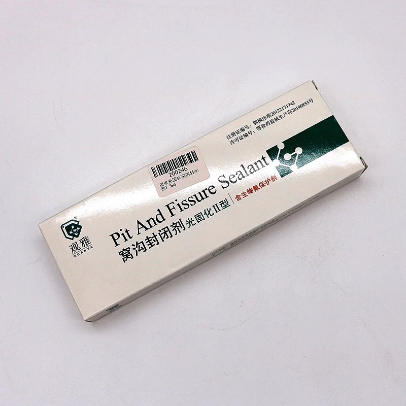 Sigillante per fossa e ragade, materiale dentale di tipo II fotopolimerizzante, sigillante per fessure e fessure per la prevenzione delle carie dentali dei bambini