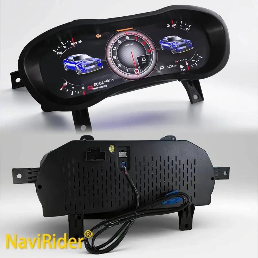 Y NAVIRIDER Digital Instrument Cluster For Dodge Challenger 2012-2018, 12.3