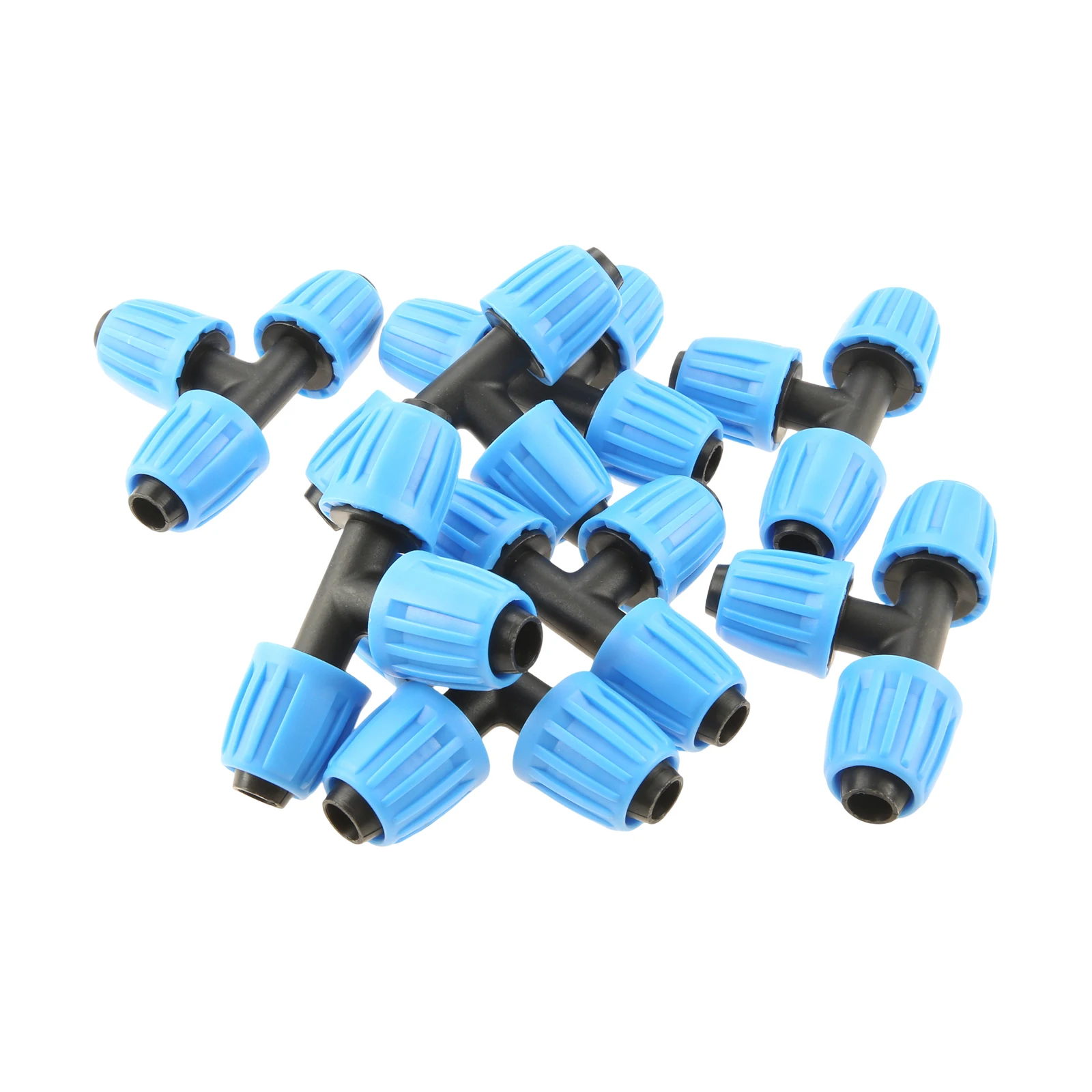 8PCS T-Shaped Hose Joints Versatile Irrigation Connectors For Greenhouse Vegetable Shed Outdoor Watering Drip Irrigation System