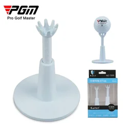 PGM Pack 2 pezzi Golf Tees regolabile in altezza da 53mm a 73mm Golf Range Tee altalena a bassa resistenza tappetino da allenamento in plastica morbida Tee Boxed