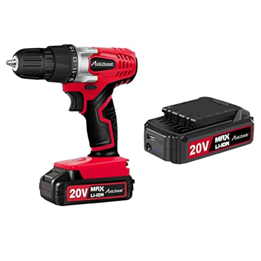 

Набор беспроводной дрели 20V MAX с литий-ионным аккумулятором и зарядным устройством 20V MAX