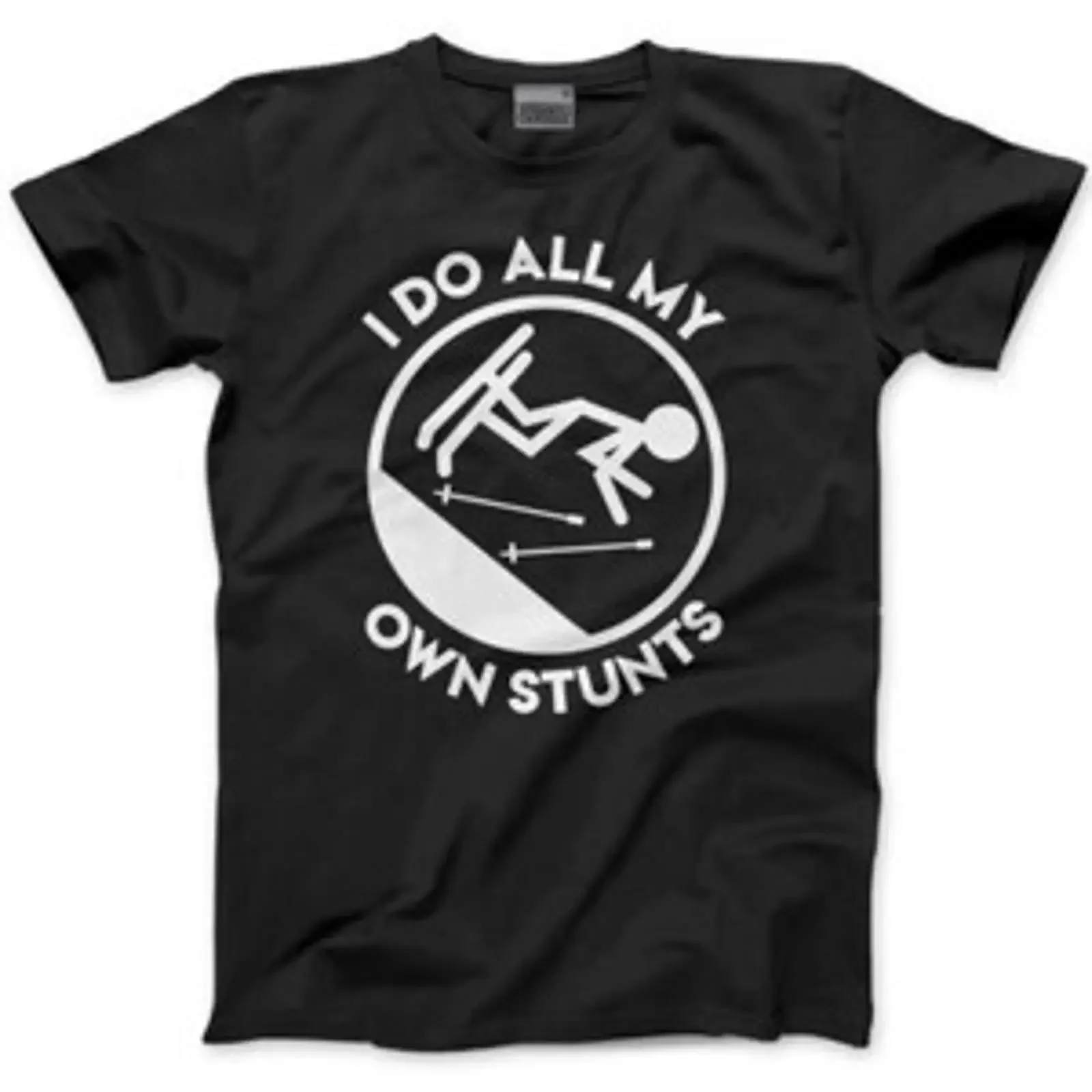I fail at my stunts Ski T Shirt Kinder vintage Washed Slightly homme fashion Top For Everyday Wear Stretched designer clothes