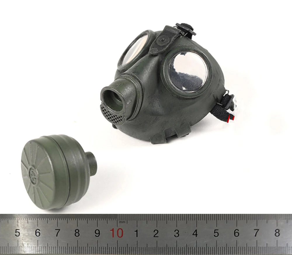 

DID D80163 Soldier Doll Male 1/6 Transport Helmet Mask with Dirty Effect Toys Model For 12" Doll Figure Medic Nurse