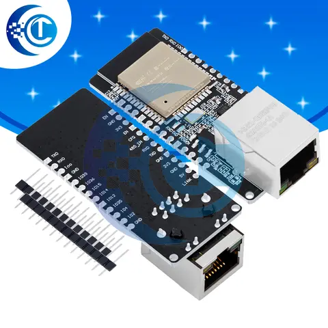 WT32-ETH01 Embedded Serial Port Networking Ethernet Bluetooth-compatible WIFI Combo Gateway MCU ESP32 Wireless Module Board