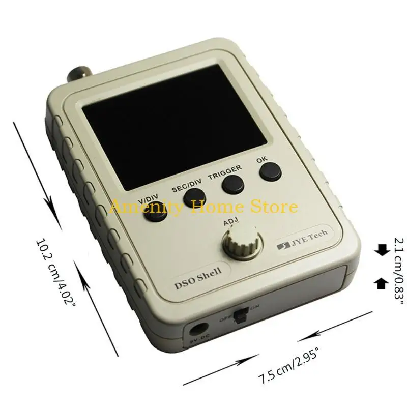 أطقم راسم الذبذبات الرقمية DSO150 المحدثة F26C عرض النطاق الترددي 0-200 كيلو هرتز ومعدل أخذ العينات 1 متر مع كابل مشبك BNC #6