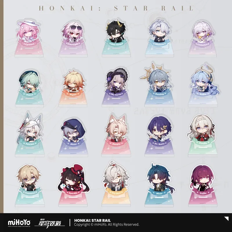 

Sunsyea Honkai Star Rail Official Merch miHoYo Original Authentic Nameless Medal Series Acrylic Seal Ornament Sunday Robin